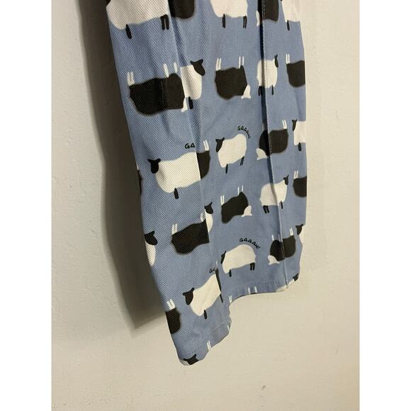 Lisa Says Gah 27 Jeans Robyn Counting Sheep High Rise Blue Slim Waist Slight Leg - Picture 6 of 11